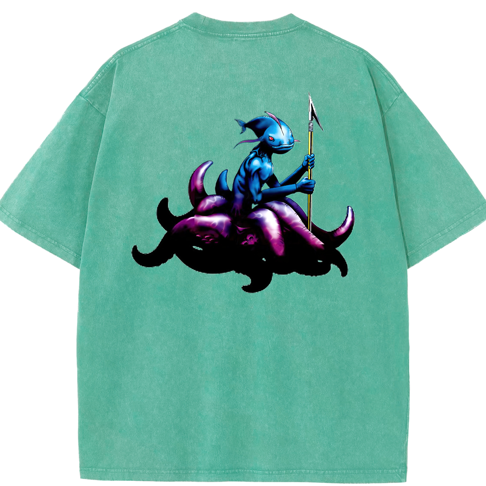 （画像用） 遊☆戯☆王 Yu-Gi-Oh! 綿100% ヴィンテージ風 半袖Tシャツ（背面プリント）